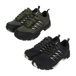 DIADORA迪亞多那 MIT防潑水登山 男運動鞋 男鞋 越野鞋 台灣製造 反光 透氣 保護後跟 高彈 止滑 軍綠 黑米, , large