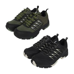 DIADORA迪亞多那 MIT防潑水登山 男運動鞋 男鞋 越野鞋 台灣製造 反光 透氣 保護後跟 高彈 止滑 軍綠 黑米