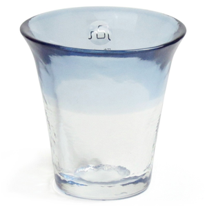 [豐名日本餐具] 2.0"琉璃杯 海霧 津輕 / G02CU0-42