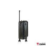 皇冠C-F1910 19.5吋前開霧面拉鍊登機箱, , large