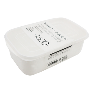 日本製WHITYPACK可微波保鮮盒-1600ml-3入