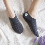 [Kaimei Cotton Industry] 12 pairs set, random and excellent, MIT made in Taiwan, pure cotton anti-slip right-angle socks, diamond-shaped dots, Kaimei Cotton Industry, , large