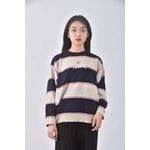 (XL) urban story韓牌條紋藍色長袖上衣二手衣, , large