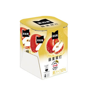 美粒果零加糖蘋果蘇打330ml