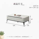 【Hampton 漢汀堡】克卡玻璃大茶几, , large