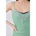 (S) broad way質感無袖綠色上衣二手衣, , large