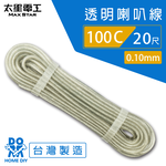 【MAX STAR】Hi-Speed 100C Transparent Speaker Wire 0.10mm × 100C / 20 ft, , large