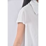 (S) parismatch韓牌質感白色短袖上衣二手衣, , large