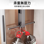 【上手家居】衣架收納架-灰色(掛衣架/衣架收納/免打孔/衣架/收納衣架/壁掛式衣架), , large