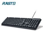 RASTO RZ2 Membrane USB Wired Keyboard, , large