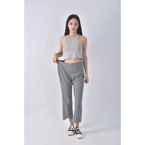 (XL) annabel韓牌格紋黑色長褲二手衣