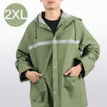 PVC protection raincoat, , large