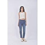 (F) band market丹寧牛仔質感藍色長褲二手衣, , large