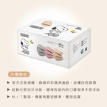 史努比成人醫療口罩(30入)【旺達棉品】SN-BZ001, , large