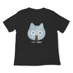 JZ TEE 黑貓-MOON 印花短袖T恤, , large