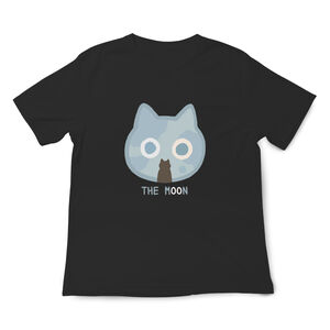 JZ TEE Black Cat - MOON Graphic Tee