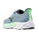 Mizuno Wave Sky 8 男 慢跑鞋 彈力 支撐 緩震 藍灰 綠 [J1GC240251], , large