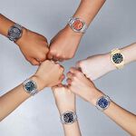 CITIZEN 星辰 玫瑰金限量版 光動能八角形格紋面手錶 BM7633-81X, , large
