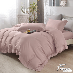 【FOCA】Double Berry Raw Milk | Tea Time 60-count Tencel Cotton Dual-purpose Quilt and Bed Sheet Set - Double