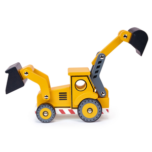 Mentari 工程兩用挖土機(木製玩具/玩具車)