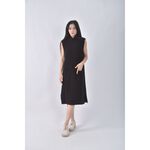 (S) 23区 Vingt trois arrondissements質感羊毛純羊毛藍色洋裝二手衣, , large