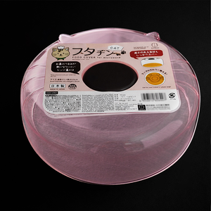 日本製KOKUBO貓咪造型微波蓋-粉色-4入