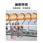 三入 止滑褲夾 不鏽鋼褲夾 防滑褲架 衣架 馬卡龍色 止滑褲夾【Ho覓好物】防滑衣架 裙褲架 衣褲夾 裙夾 YDX267, , large