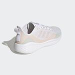 Adidas Fluidflow 2.0 女 慢跑鞋 運動 休閒 輕量 支撐 緩衝 愛迪達 白 粉橘 [GW4015], , large