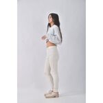 (S) uniqlo修身白色長褲二手衣, , large