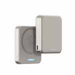 【Timo】Magic-Cube 20W PD Fast Charging 3-in-1 Wireless Power Bank 5000mAh - Titanium, , large