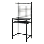 【Y HOUSE】Small desk, work desk, computer desk, office desk, multi-function desk-60x45x135cm- black, , large