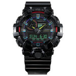 CASIO 卡西歐 G-SHOCK AI 探索虛擬彩虹系列雙顯錶 GA-700RGB-1A, , large