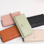 Ribbon&eacute; 柔霧翻蓋零錢長夾  女夾 人氣女用皮夾 情人節禮物, , large