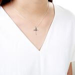 【Angel & Me】Faith Nail Cross s925 sterling silver necklace birthday gift, , large
