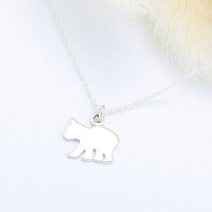 【Angel & Me】可愛北極熊 (小) Polar Bear s925 純銀 項鍊 情人節 禮物