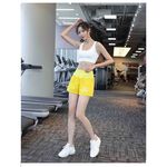 【A&R】亮麗速乾透氣運動短褲 黃色,2XL, , large