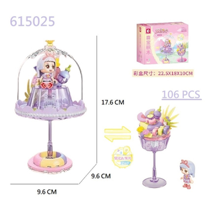 [積木共和國] 【森寶】615024-615027 閃閃布丁燈系列(益智拼裝積木)