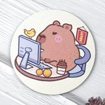 capybara-diatomaceous-earth-coaster, , large