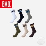 【BVD】配條氣墊男長襪 B660 毛巾底 運動襪 機能襪, , large
