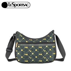 |快速出貨|Lesportsac Classic Hobo 經典斜背包 送禮-綠野雛菊