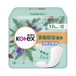 靠得住茶樹木質香護墊17.5cm 18片, , large