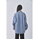 (XL) gap質感棉質純棉藍色長袖上衣二手衣, , large