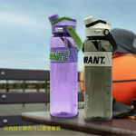 Kiyodo雙飲式水壺-1L-灰黑色X1支+紫色X1支 (附吸管), , large