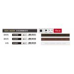 普思AP 【KOH-I-NOOR】方形炭精條-18支/盒深棕色K4398-1盒(18支), , large