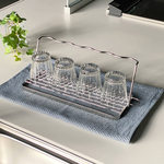 【be worth style】Japan-Made 304 Stainless Steel Foldable Cup & Bottle Draining Rack (Lightweight and Easy to Store), , large