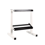 2 Tiers Dumbbell Rack (White), , large