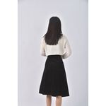 (2XL) armani collezioni質感綁帶黑色長裙二手衣, , large