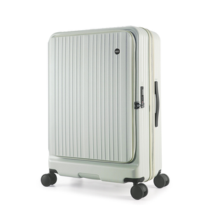 【ALLEZ】Front-Opening Luggage II 29-inch with Brake Wheels Spring buds Green 