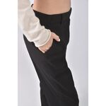 (S) uniqlo高腰質感黑色長褲二手衣, , large