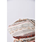 (S) 圖騰棕色長袖上衣二手衣, , large